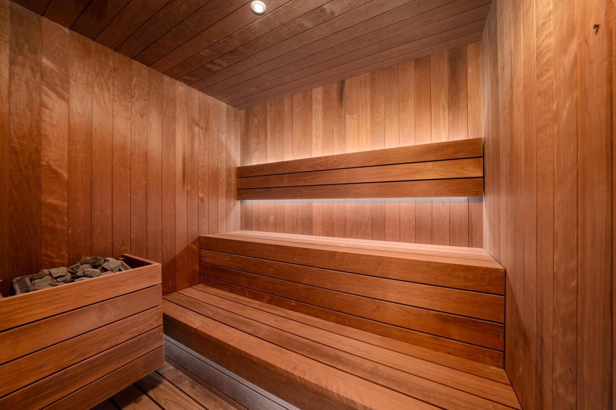 Five Luxe Hotel Dubai Bagian luar foto A modern Finnish sauna